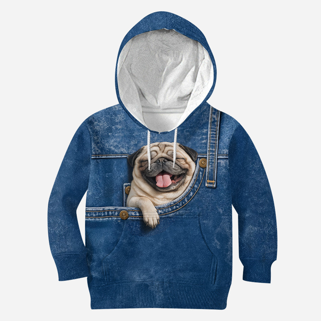 Cute Fluffy Tan Pomeranian All Over Print Shirt, Personalized Gift for Pomeranian Dog Owners and Pet Lovers