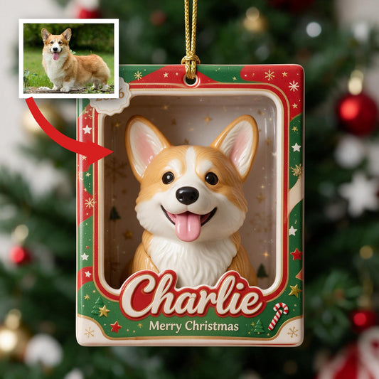 Niedliche personalisierte Welsh Corgi 2026 Weihnachtsornament Geschenk für Corgi-Liebhaber
