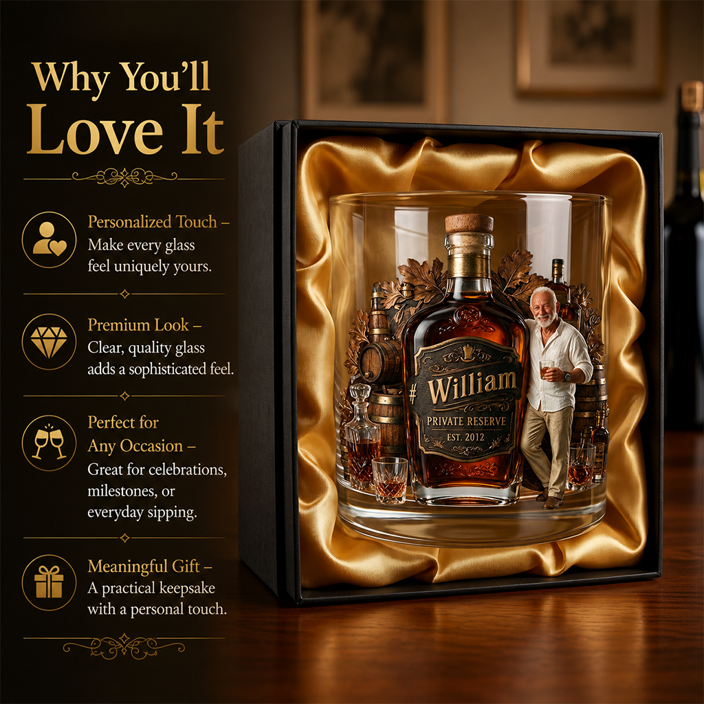Personalisierte Whiskeygläser für ältere Whiskeyliebhaber - Bourbon Geschenk für Latina Männer