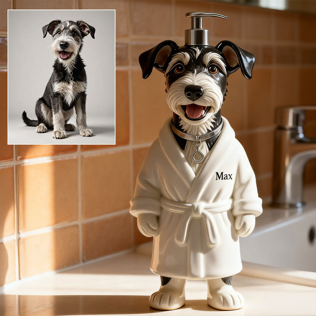 Personalisierter Golden Retriever Spa Seifenspender für Hundeliebhaber