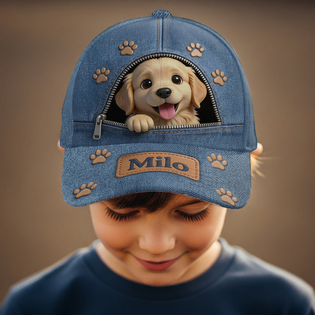 Custom Photo Cute Welsh Corgi Classic Cap Dog Lover Gift