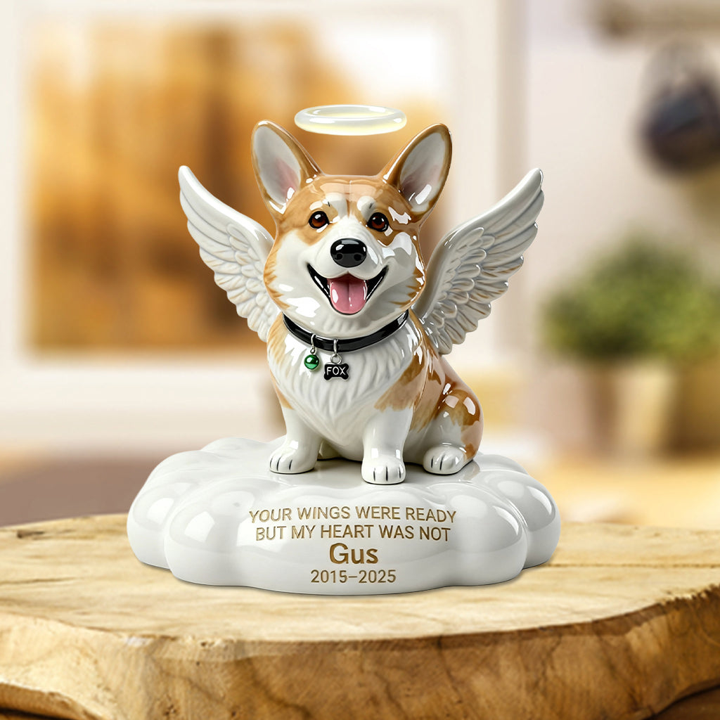 Custom Photo English Bulldog Angel Memorial Custom Shaped Acrylic Plaque Dog Loss Keepsake