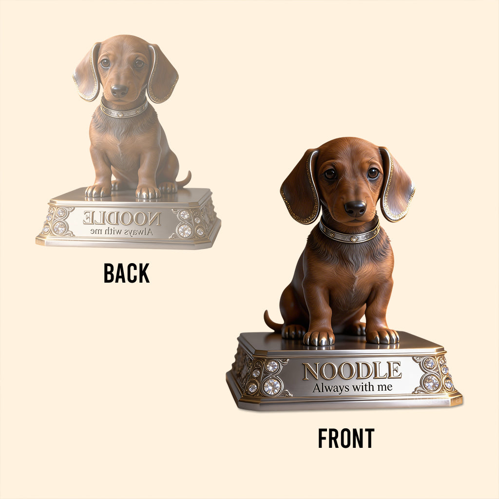 Personalized Light Golden Labrador Retriever Angel Custom Shaped Acrylic Plaque Pet Memorial Gift