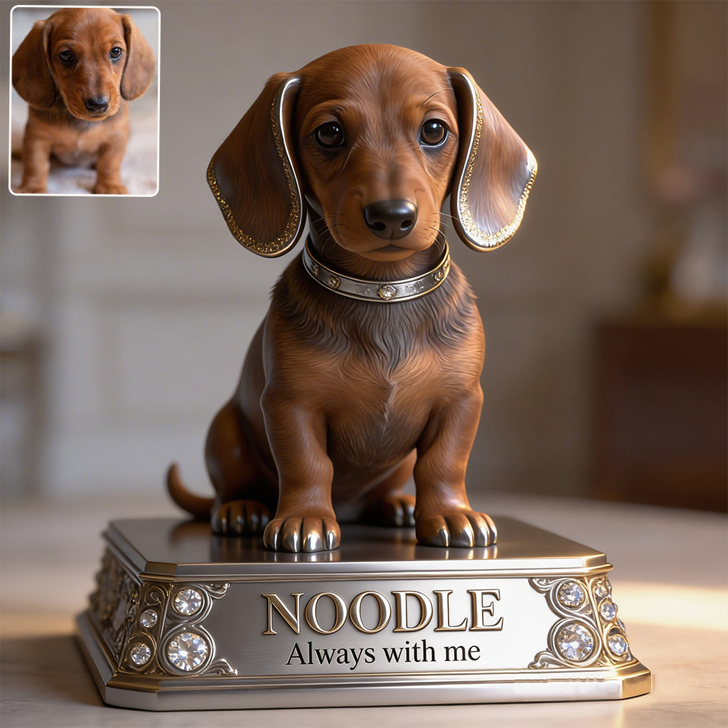 Personalized Angel Dalmatian Puppy Shaped Acrylic Plaque Pet Memorial Gift