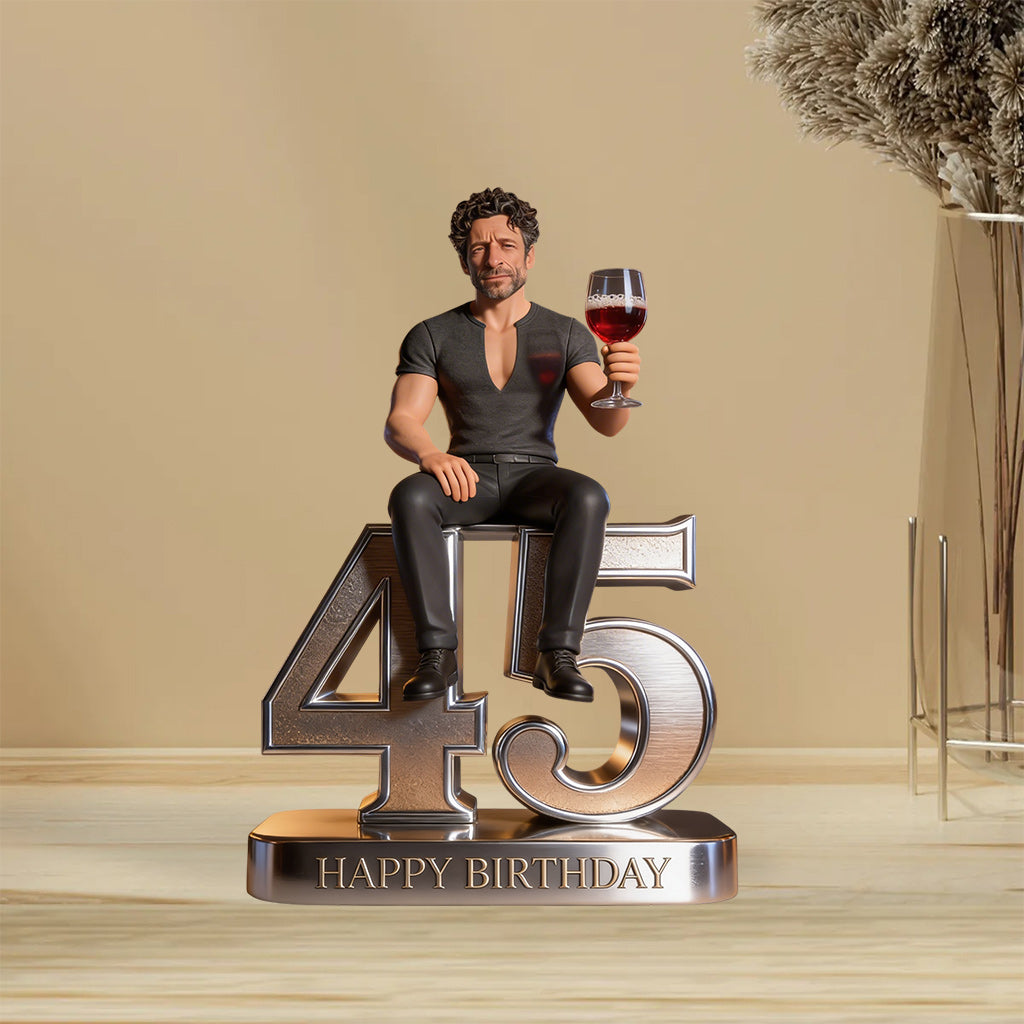 Custom Photo 21st Birthday Woman Shaped Acrylic Plaque Birthday Gift
