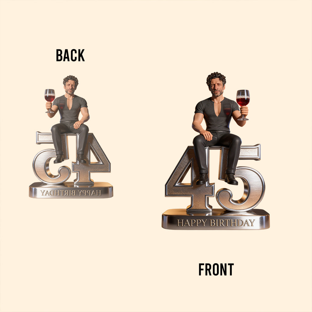 Personalized 21st Birthday Latino Man Custom Shaped Acrylic Plaque Gift for Him