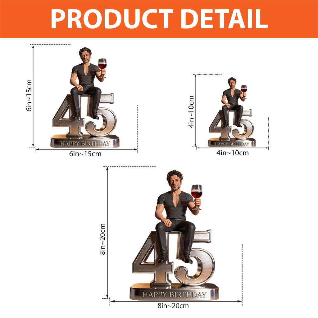 Custom Photo 21st Birthday Black Woman Custom Shaped Acrylic Plaque Gift