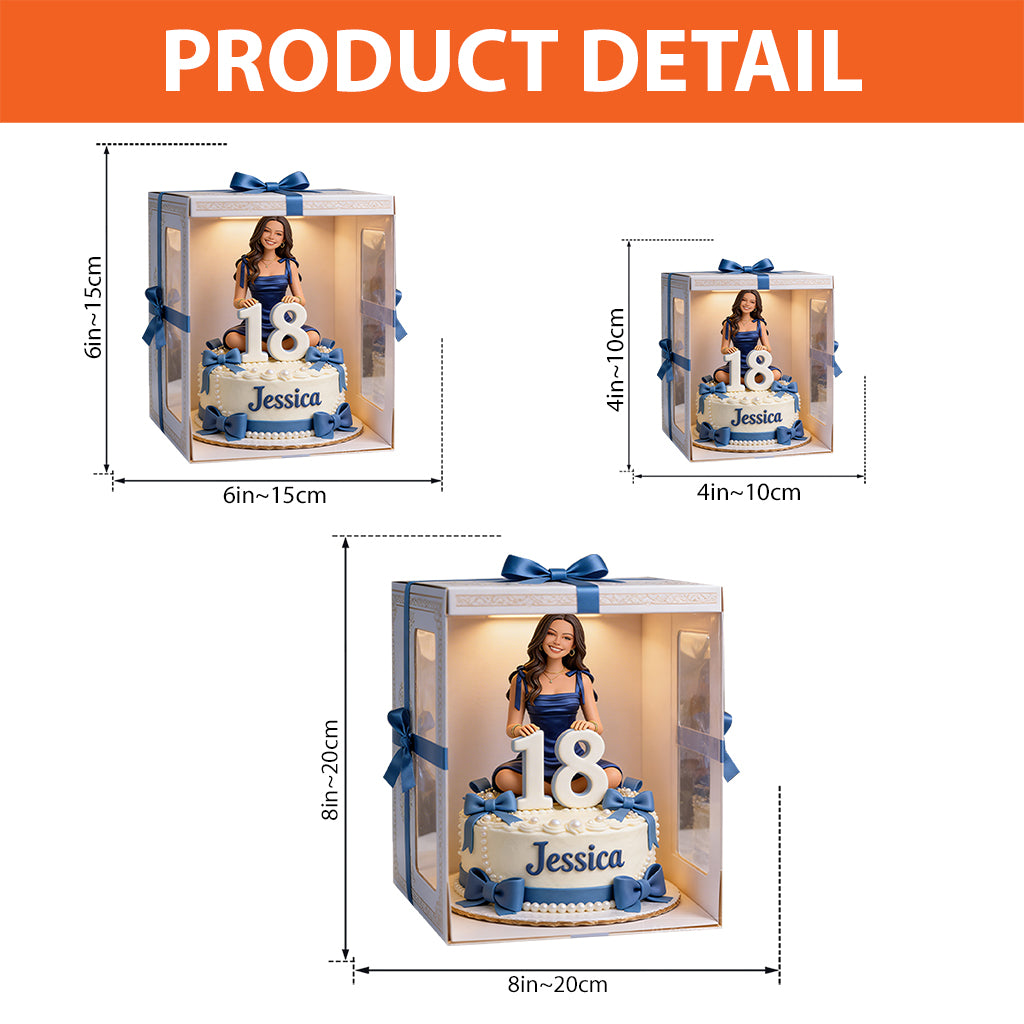 Personalized 21st Birthday Woman Custom Shaped Acrylic Plaque Gift for Her