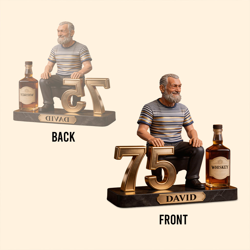 Personalized 50th Birthday Latina Man Custom Shaped Acrylic Plaque Gift for Dad Husband