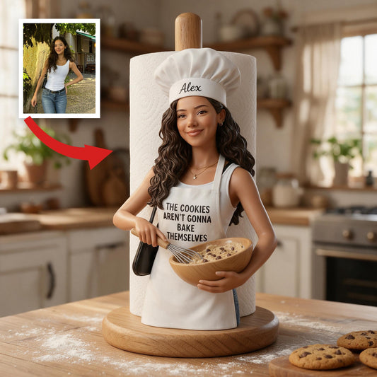 Support de Serviettes en Papier Chef Pâtissier Latina Personnalisé