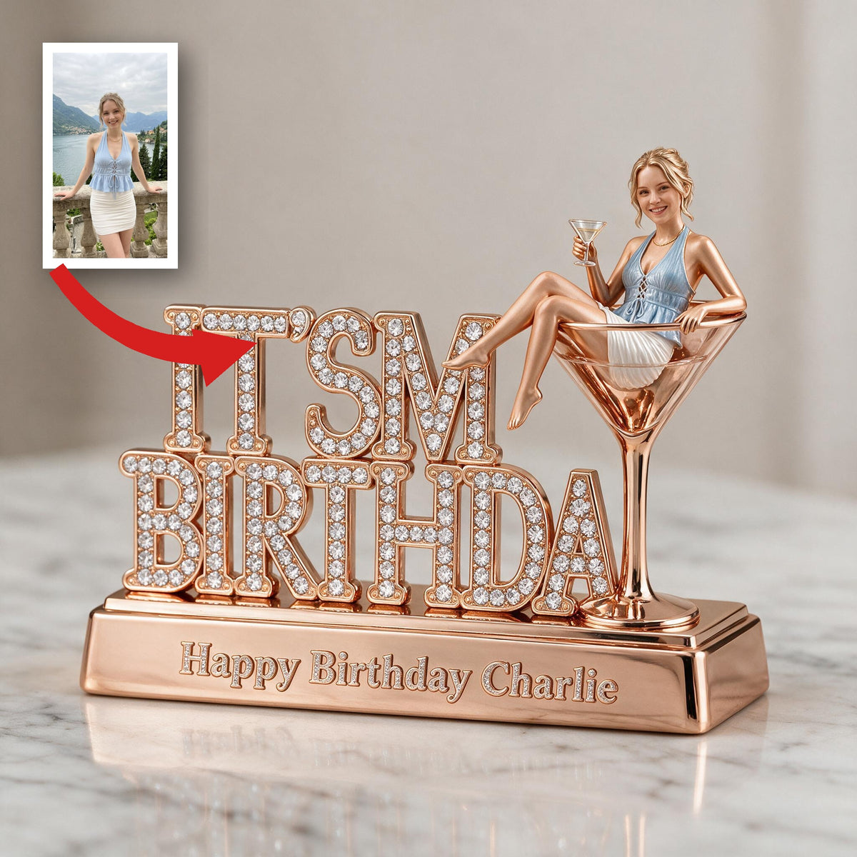 Personalized 21th Birthday Woman Acrylic Plaque Birthday Gift for Her