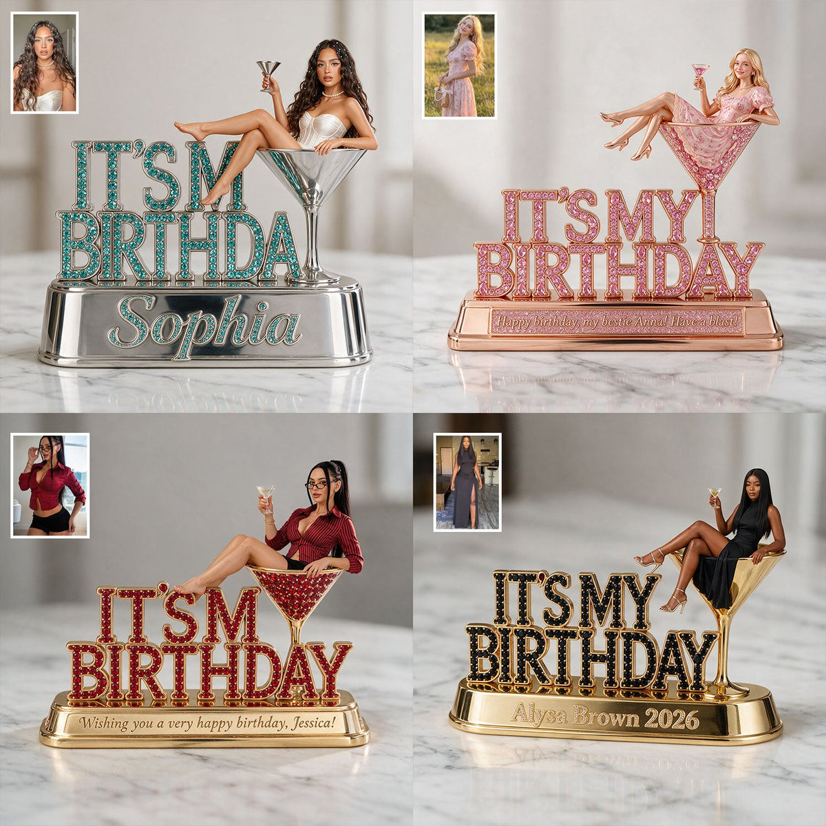 Personalized 21st Birthday Latina Woman Acrylic Plaque Birthday Gift