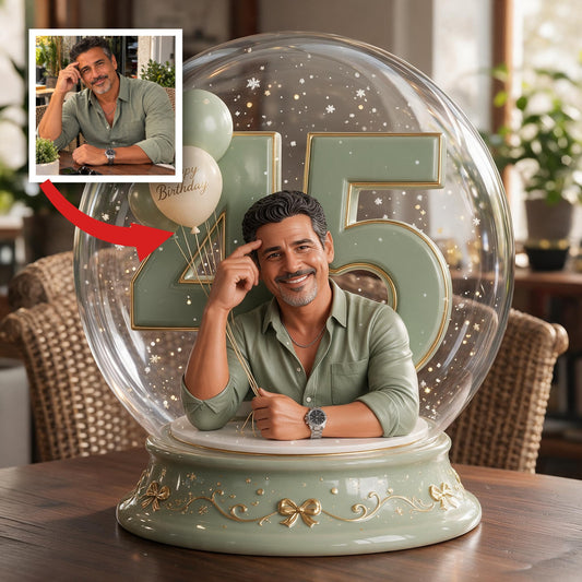 Personalized 45th Birthday Middle-Aged Latino Man Acrylic Plaque Gift for Dad Husband