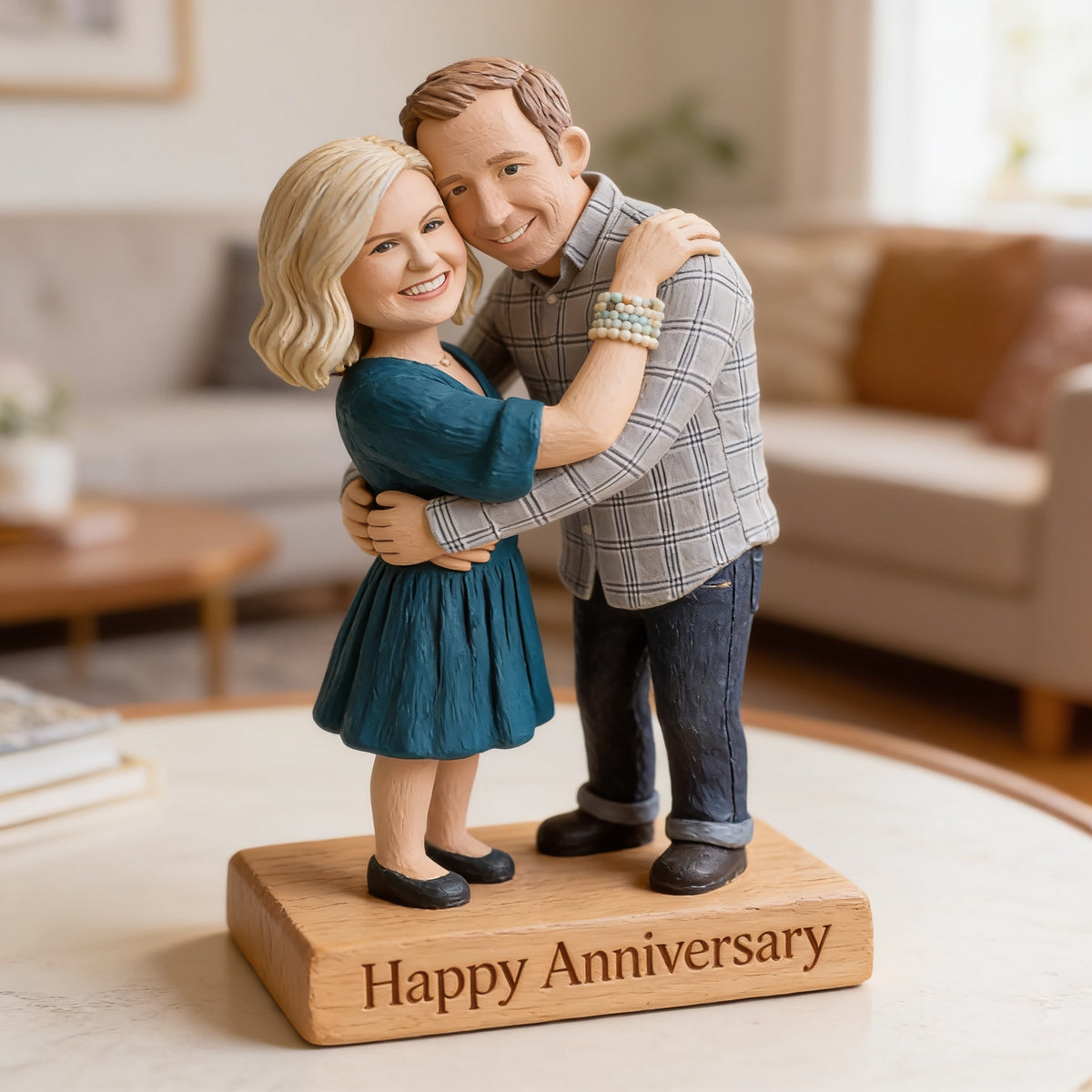 Custom Photo 30th Anniversary 1996 Middle-Aged Couple Custom Shaped Acrylic Plaque Keepsake Gift