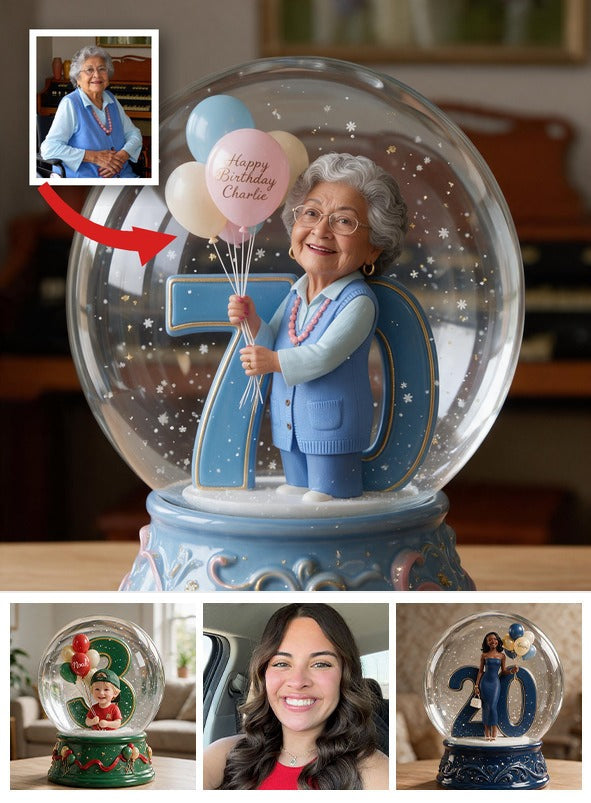 Plaque Acrylique Personnalisée pour le 70e Anniversaire d'une Femme Latina