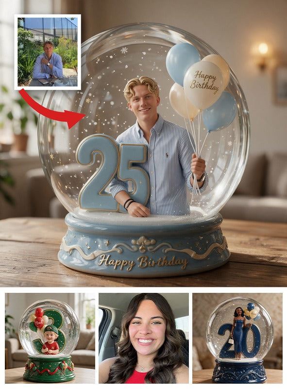 Personalized 25th Birthday Man 2-Side Printed Acrylic Plaque Gift