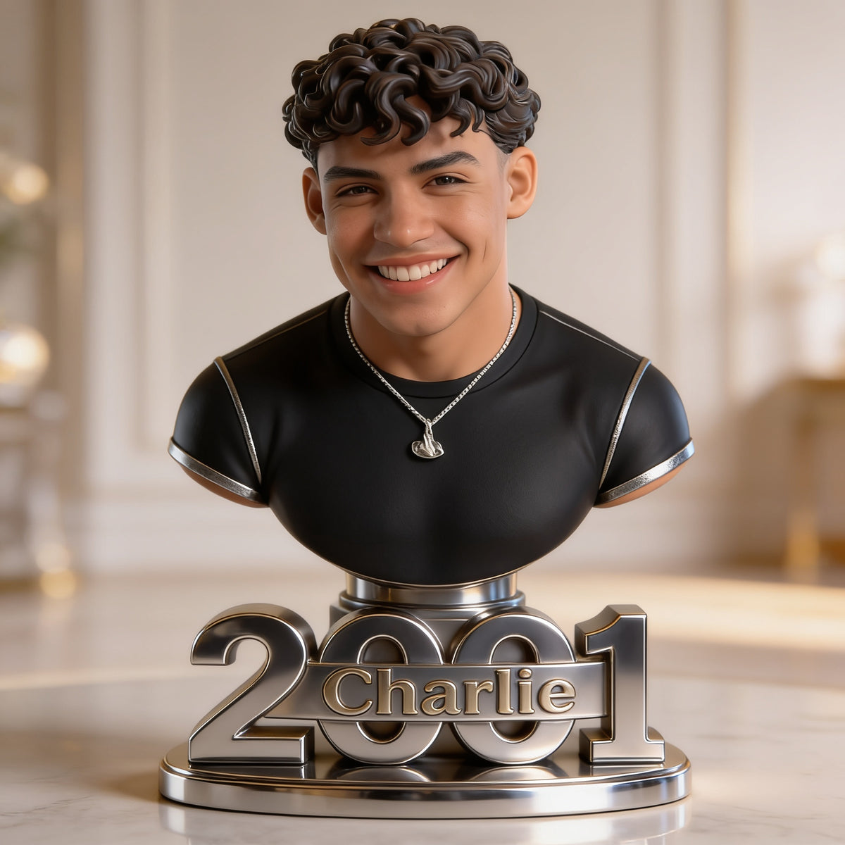 Plaque Acrylique Personnalisée pour 21e Anniversaire Homme Latino
