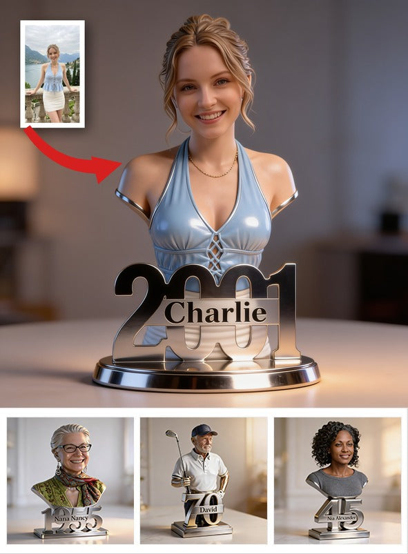 Personalisierte 21. Geburtstagsgeschenk für Frauen - Acrylplakette