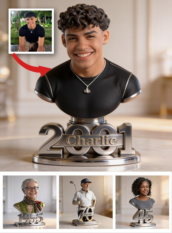 Plaque Acrylique Personnalisée pour 21e Anniversaire Homme Latino