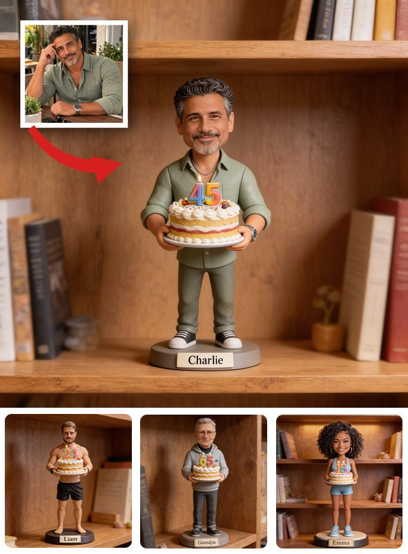 Plaque en acrylique personnalisée pour l'anniversaire des 45 ans d'un homme latino
