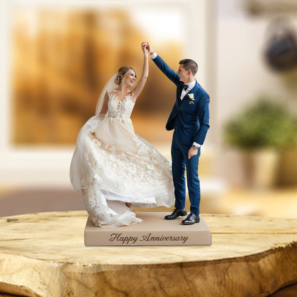 Custom Photo 10th Wedding Anniversary Wedding Couple 2016 Shaped Acrylic Plaque Gift