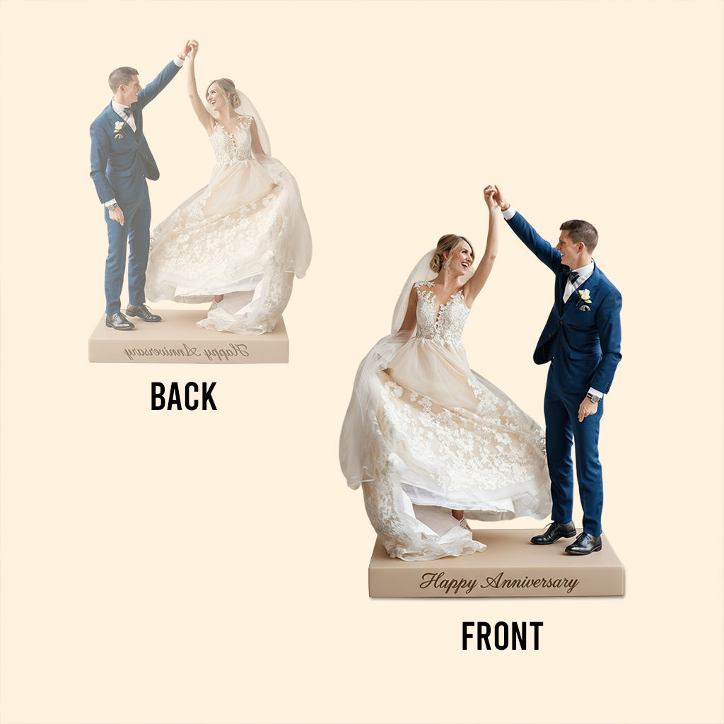 Custom Photo 20th Wedding Anniversary Middle-Aged Couple 2006 Acrylic Plaque Gift