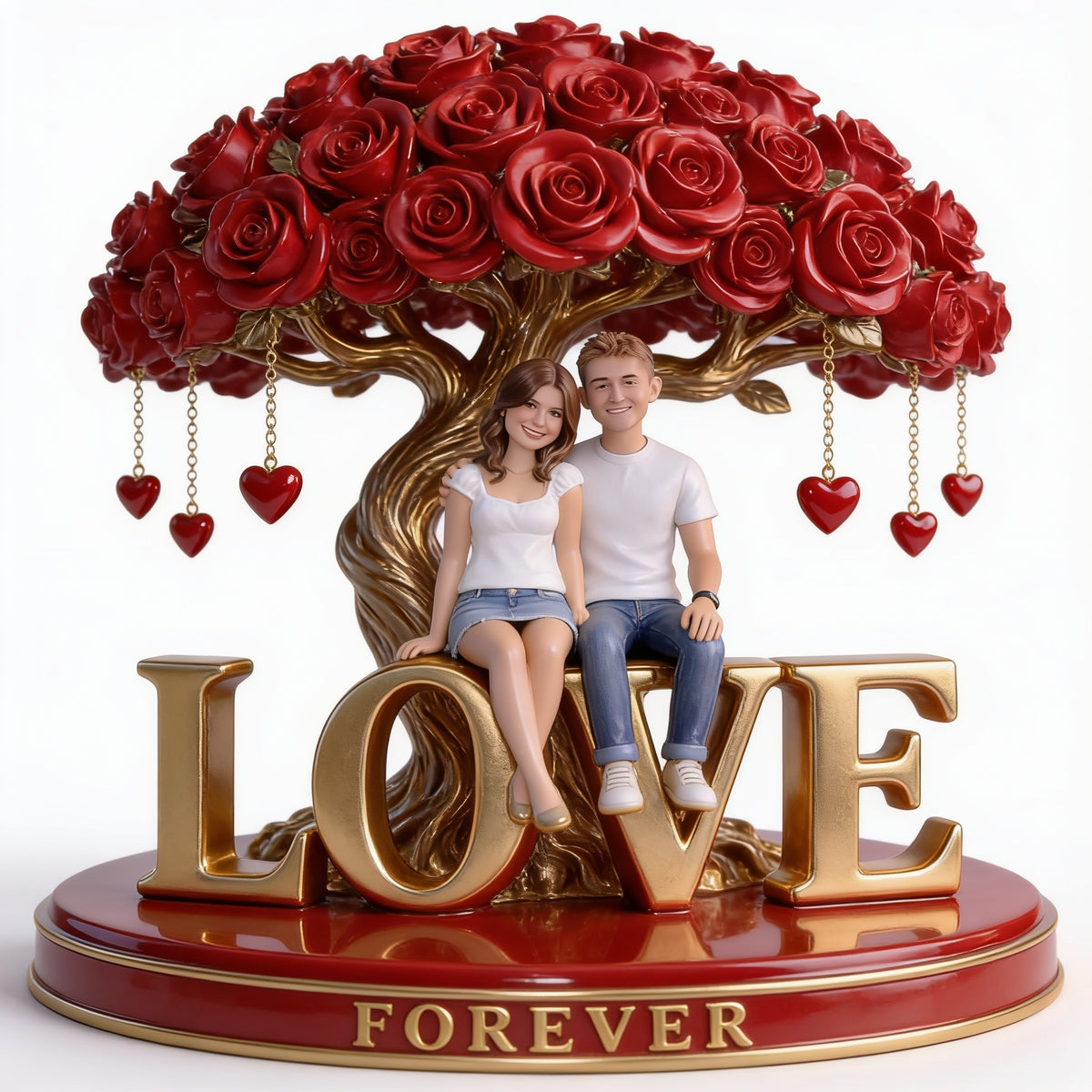 Personalized Husband Wife Couple Custom Shaped Acrylic Plaque Romantic Gift