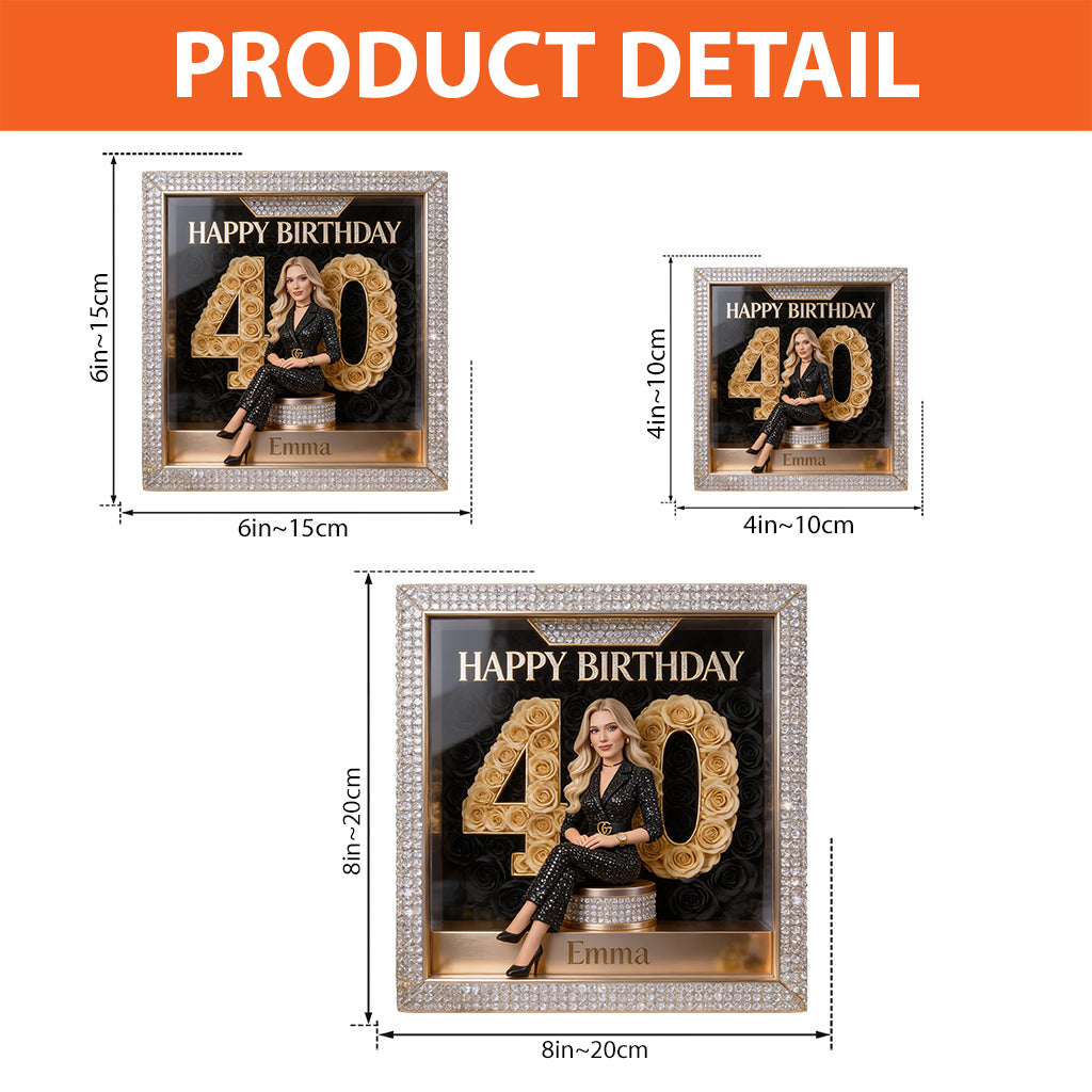 Personalized 25th Birthday Latina Woman Custom Shaped Acrylic Plaque Gift for Her