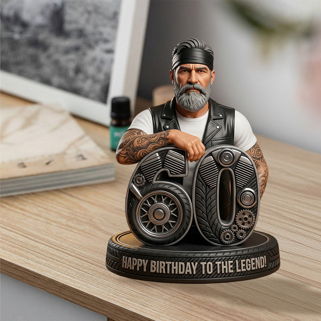 Personalized 25th Birthday Latino Man 3D Figurine Gift for Him