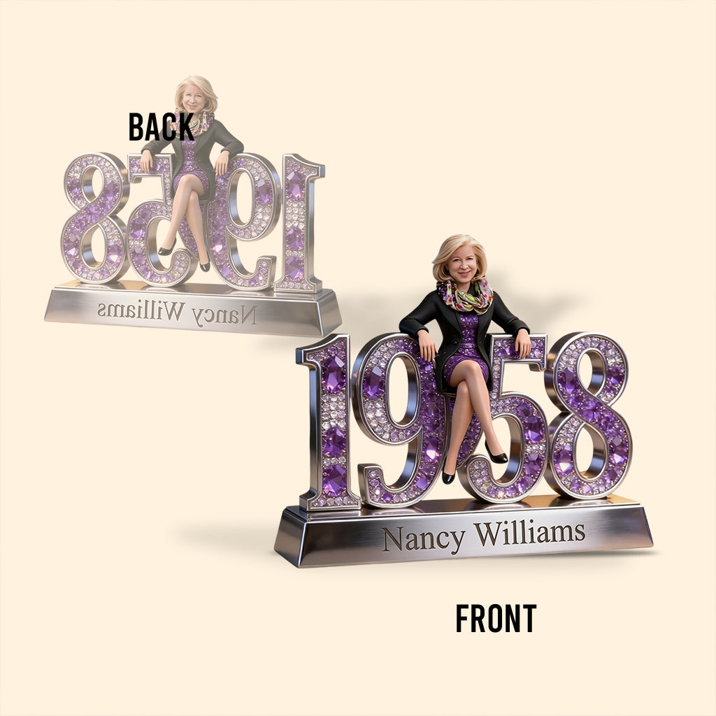 Personalized Birthday Latina Little Girl 2018 Custom Shaped Acrylic Plaque Gift