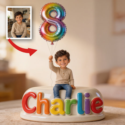 Personalized Birthday Latino Little Boy Custom Shaped Acrylic Plaque Kids Son Grandson Gift