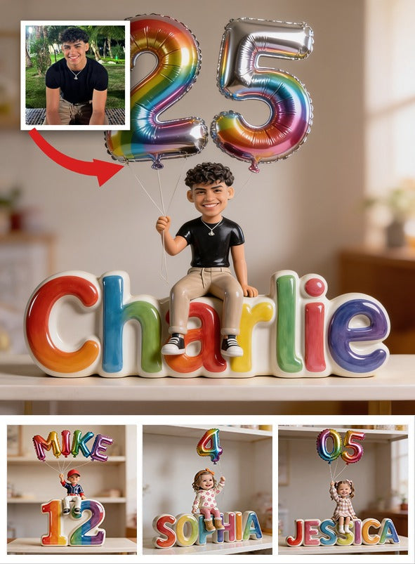 Personalized 25th Birthday Latino Man Custom Shaped Acrylic Plaque Gift for Him