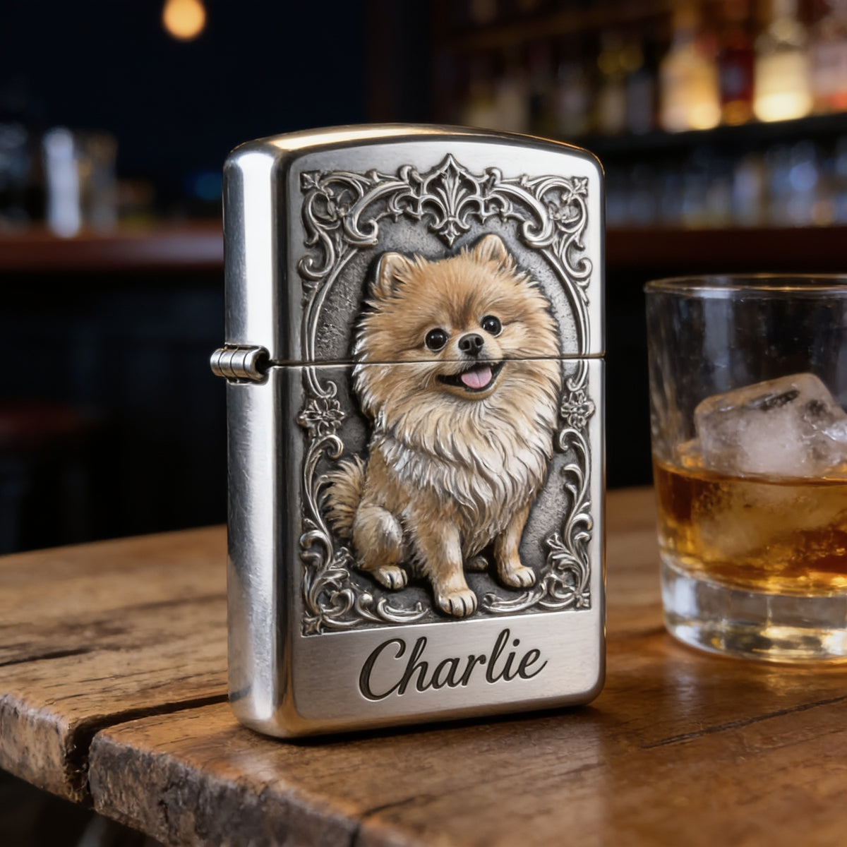 Personalized Pomerania Pet Lighter Dog Lover Gift