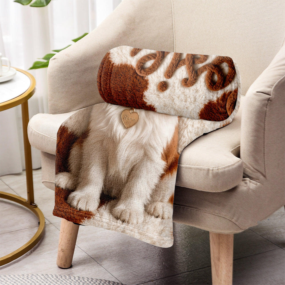 Personalized Yorkshire Terrier Pet Blanket Soft Dog Lover Gift