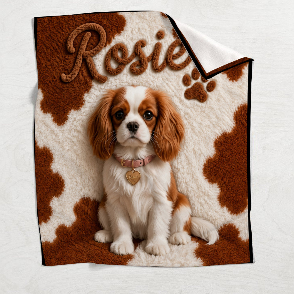 Personalized Yorkshire Terrier Pet Blanket Soft Dog Lover Gift