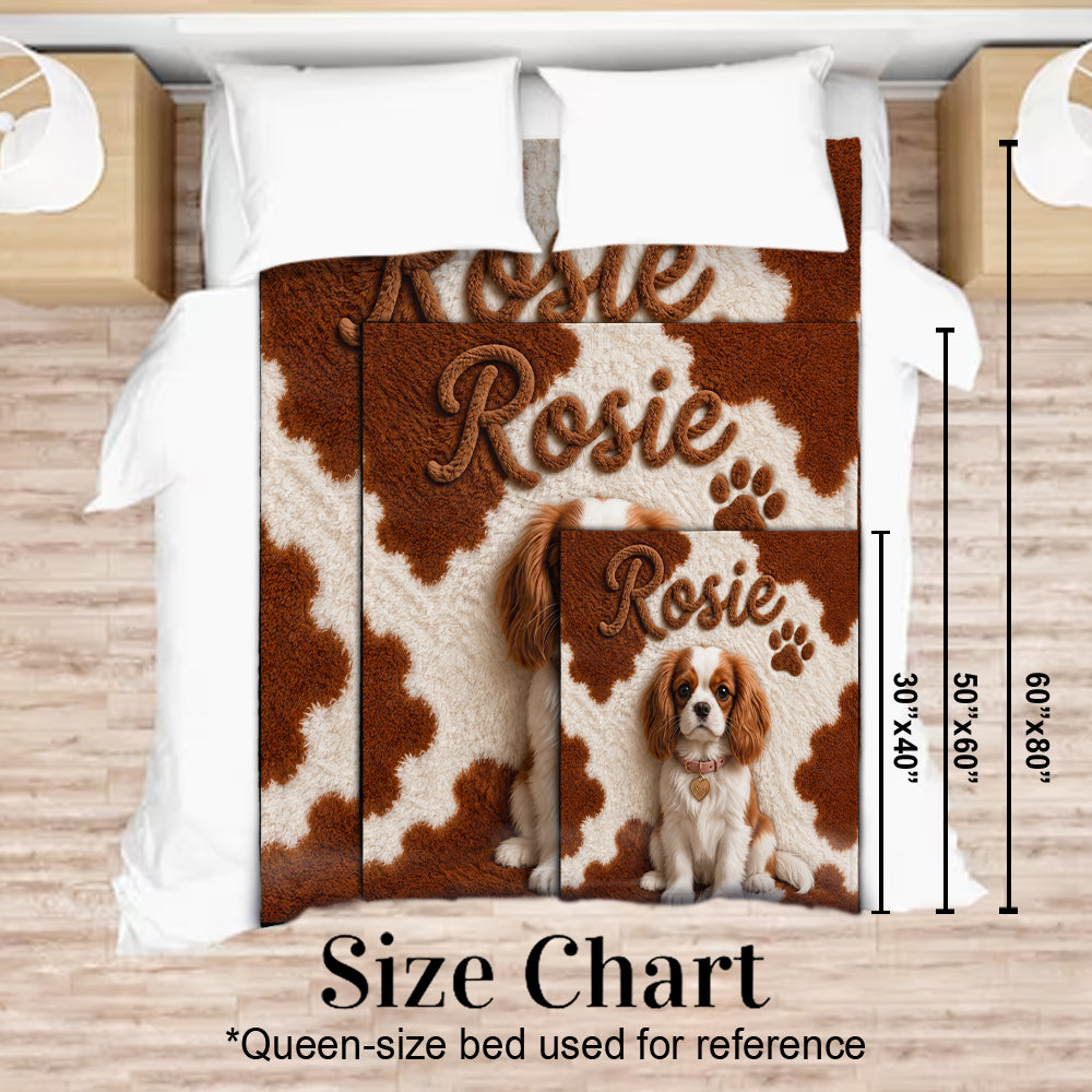 Personalized Adult Golden Retriever Pet Blanket Gift for Dog Lovers