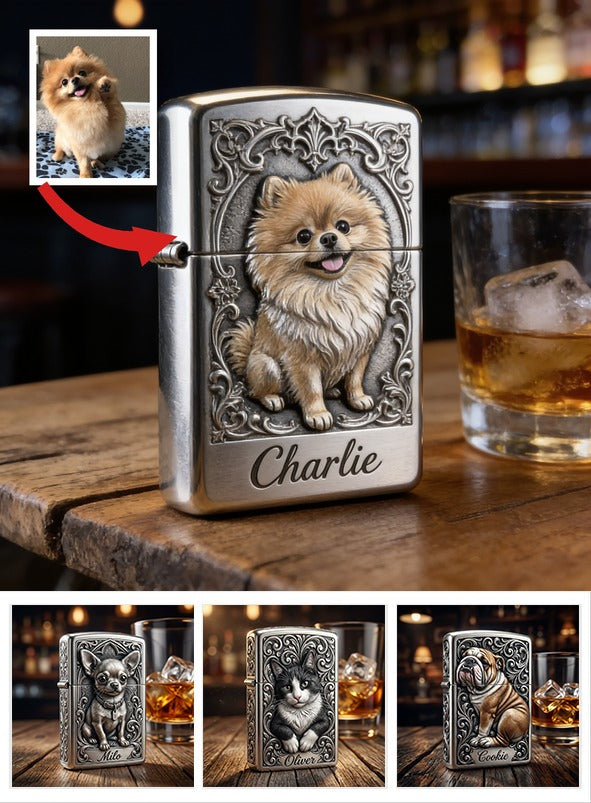 Personalized Pomerania Pet Lighter Dog Lover Gift