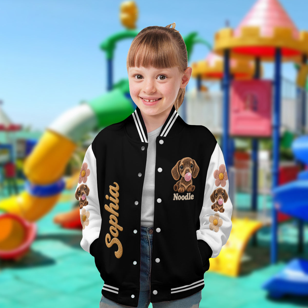 Personalized Adult Black and Tan German Shepherd Varsity Jacket Dog Owner Gift