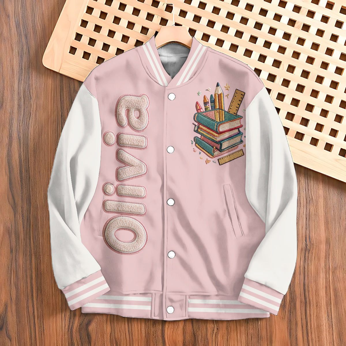 Personalized Little Boy Custom Kids Varsity Jacket, Gift for Son Grandson Nephew