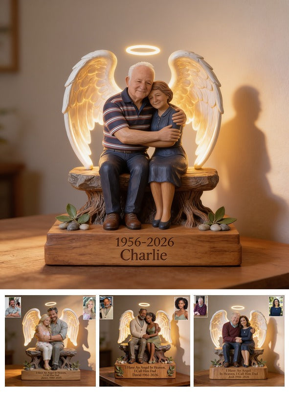 Personalized 1956-2026 Older Man Memorial Acrylic LED Night Light