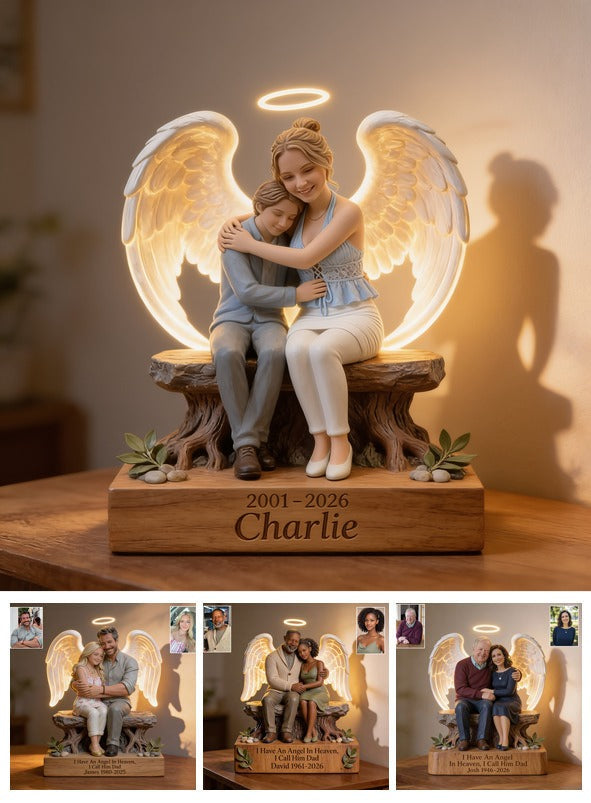 Personalized 2001-2026 Woman Memorial Acrylic LED Night Light