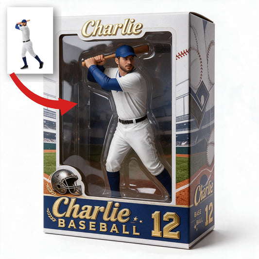 Personalisierte Erwachsene Latino Baseballspieler Acryl Vitrine Sport Fan Geschenk