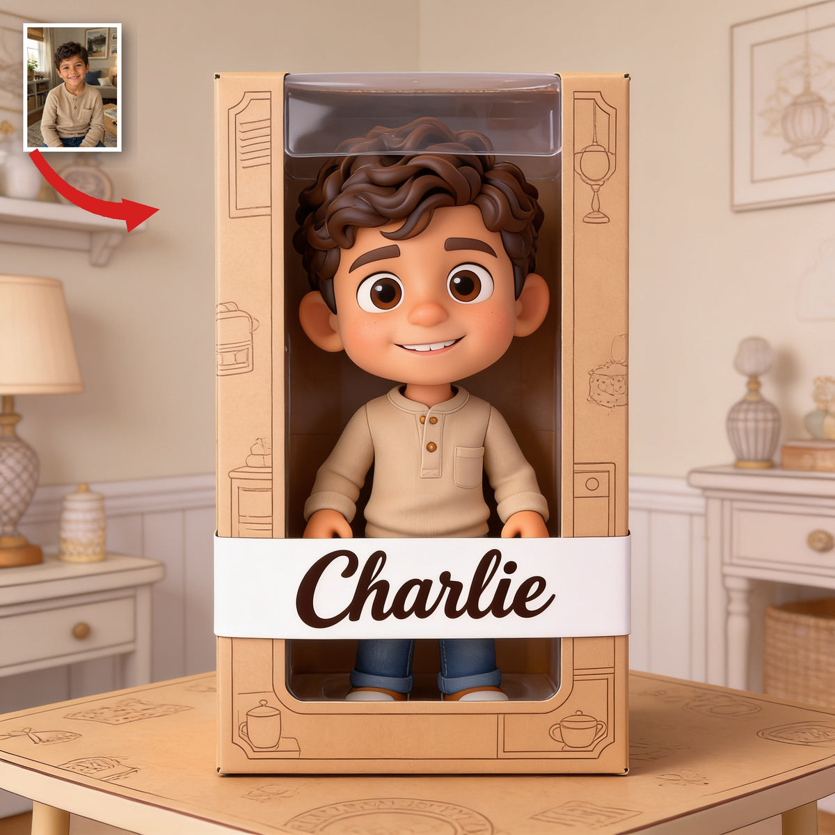 Personalized Latino Little Boy Custom Shaped Acrylic Plaque Son Grandson Nephew Gift