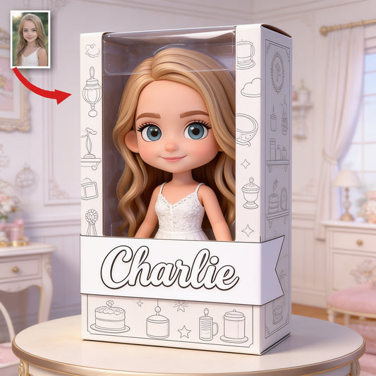 Personalized Little Girl Custom Shaped Acrylic Plaque - Gift for Daughter Granddaughter Niece