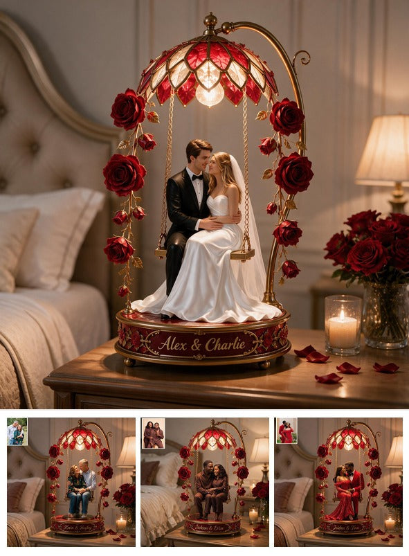 Custom Photo Wedding Couple Acrylic LED Night Light Wedding Gift