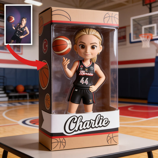 Personalized Woman Basketball Player Custom Shaped Acrylic Plaque Basketball Fan Gift