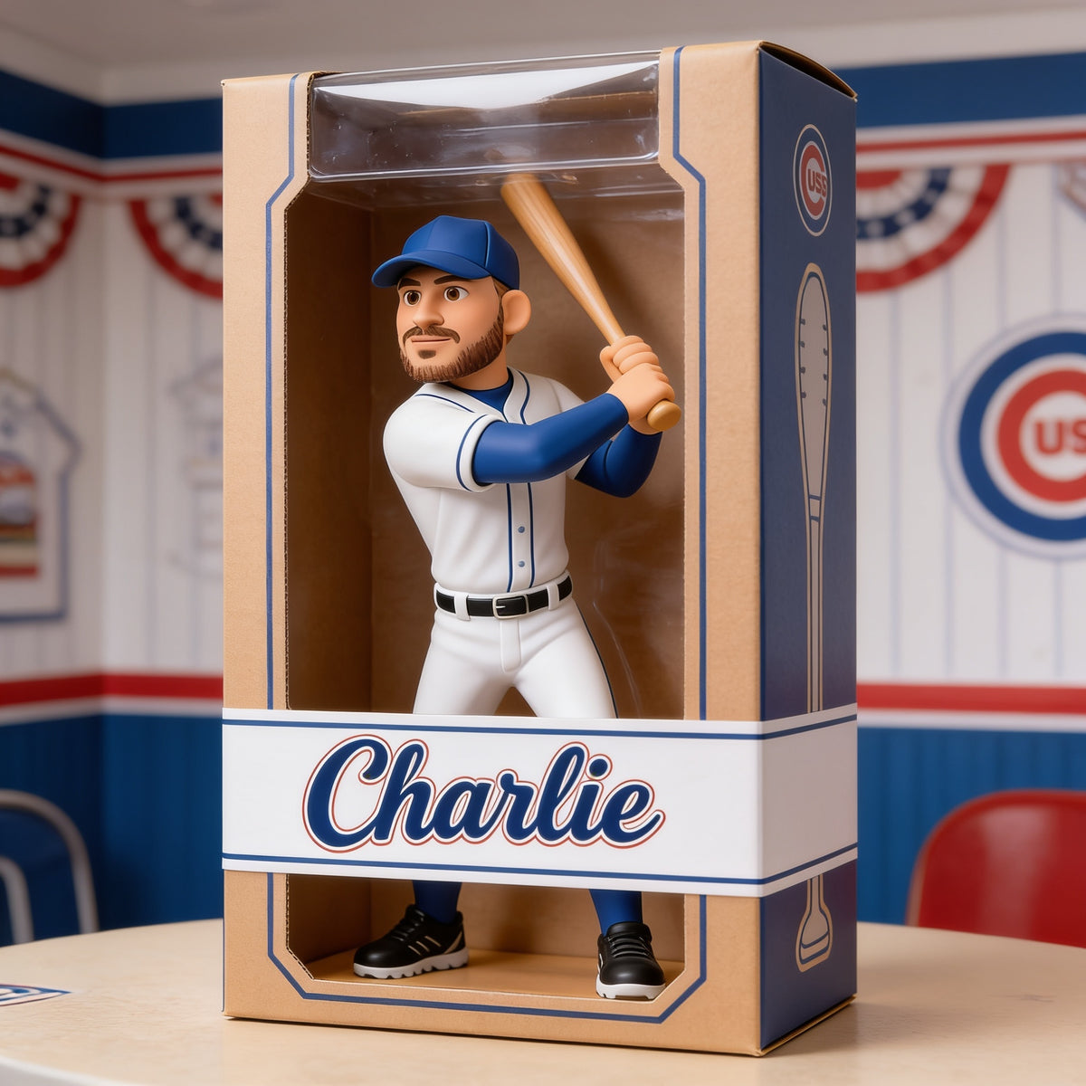 Personalized Adult Latino Baseball Player Custom Shaped Acrylic Plaque Sports Gift