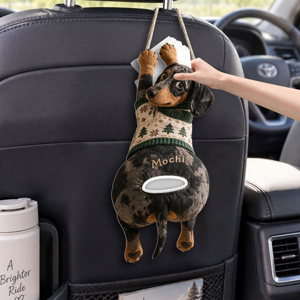 Personalized Fawn & White Adult Bulldog Pull-Out Organizer Home Storage
