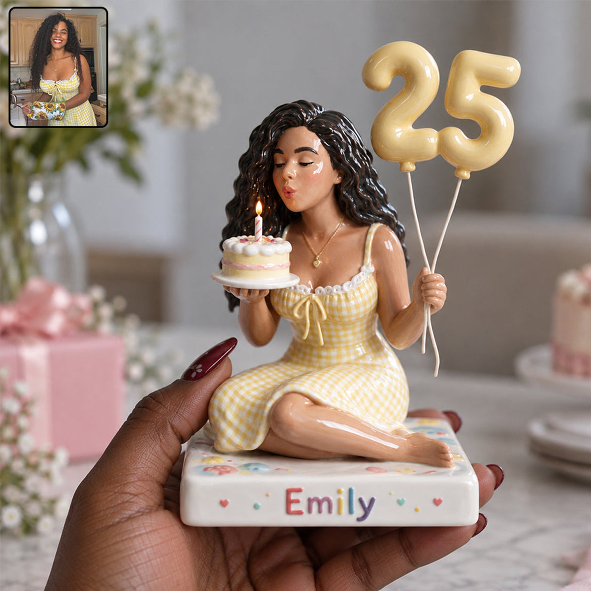 Personalized 45th Birthday Middle-Aged Man 3D Plaque Gift for Dad Grandpa