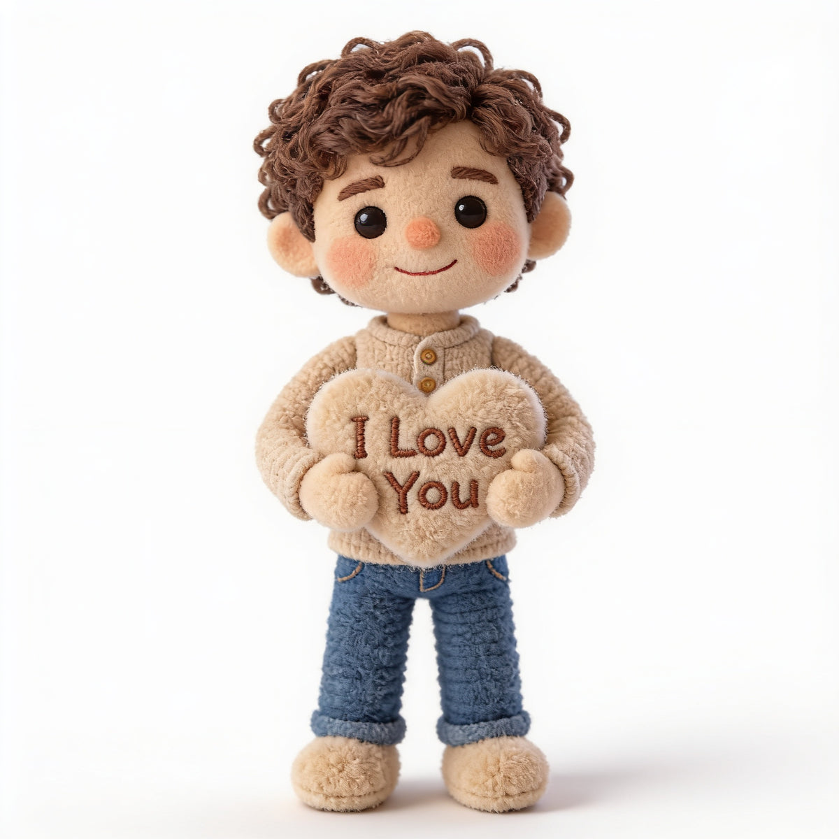 Personalized Latino Little Boy Faux Fur Pillow Gift for Son Grandson Nephew